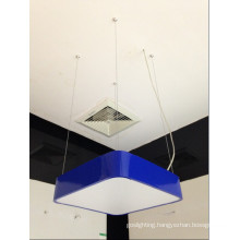 High Quality LED Blue Shade Iron Hanging Pendant Light